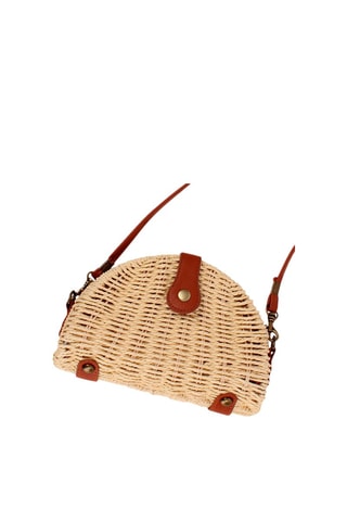 Bandolera de rafia Avignon - Beige