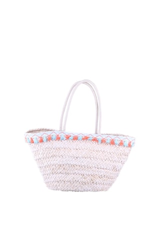 Bolso de rafia Juarez - Rojo