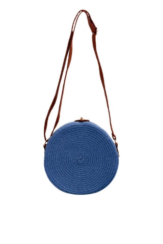 Bandolera de rafia Dax - Azul