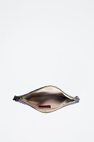 Cartera de piel Catarina - Gris