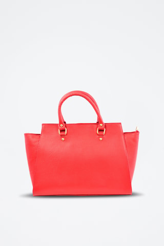 Bolso de piel Clair - Rojo