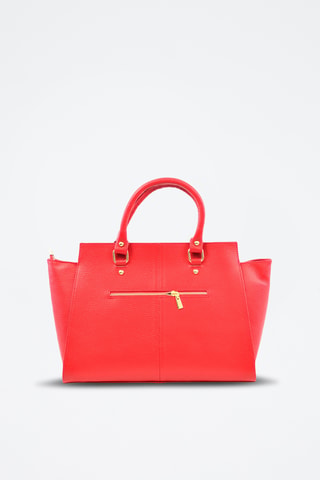 Bolso de piel Clair - Rojo
