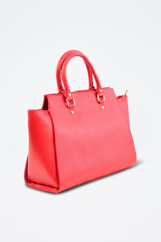 Bolso de piel Clair - Rojo