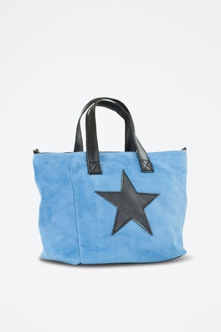 Borsa a mano in pelle Samantha - Blu
