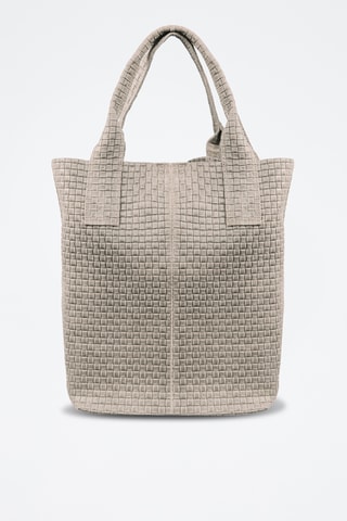 Borsa a mano in pelle Claudia - Grigio