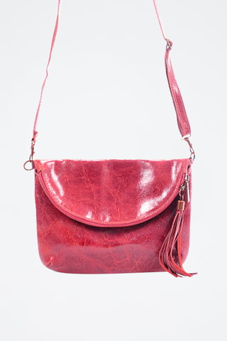 Bolso de piel Torreon - Rojo