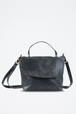 Bandolera de nobuk Yara - Gris