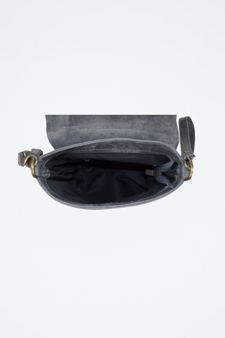 Bandolera de nobuk Yara - Gris