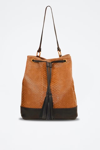 Bolso de piel Erika - Marrón