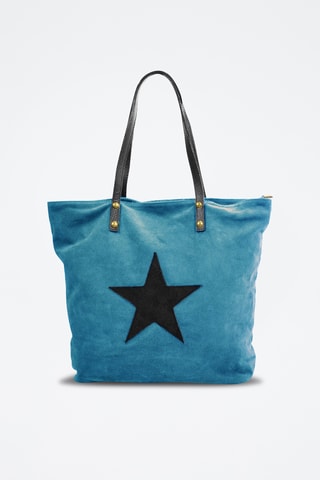 Borsa a mano in pelle Sharon - Blu