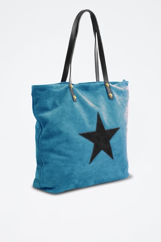 Borsa a mano in pelle Sharon - Blu