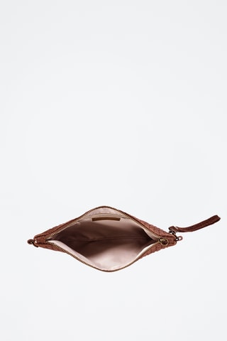 Bolso de mano de nobuk Catarina - Marrón