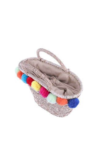 Bolso de rafia Cancun - Beige