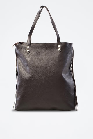 Borsa a mano in pelle Maud - Marrone
