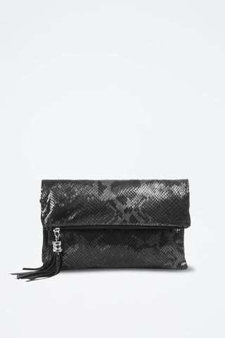 Bolso de nobuk Stacy - Negro
