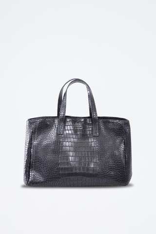 Bolso de piel Johanne - Negro