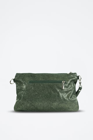 Bolso de mano de nobuk Floriane - Verde