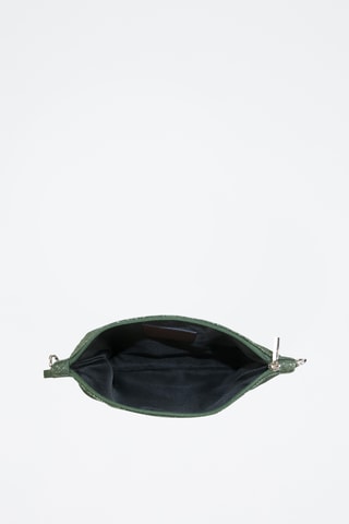 Bolso de mano de nobuk Floriane - Verde