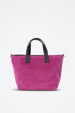 Leren Handtas Samantha - Fuchsia