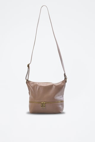 Borsa a mano in pelle Lycia - Taupe