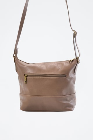 Borsa a mano in pelle Lycia - Taupe