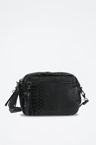 Bandolera de nobuk Alexandra - Negro