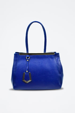 Bolso de piel Elisabeth - Azul