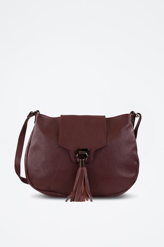 Borsa a mano in pelle Oriane - Bordeaux