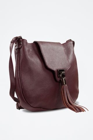 Borsa a mano in pelle Oriane - Bordeaux