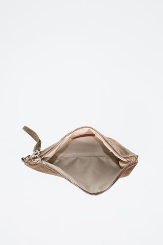 Bolso de mano de piel Cecilia - Beige