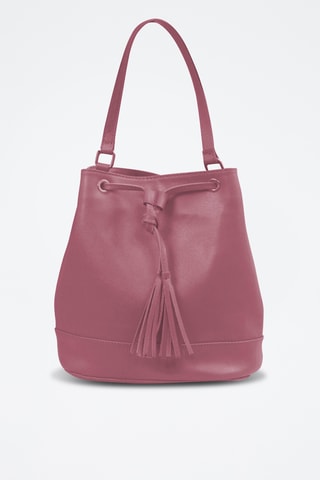 Bolso de piel Regina - Rosa