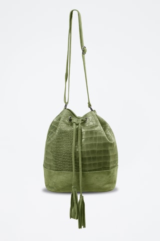Borsa a mano in pelle Marilou - Kaki