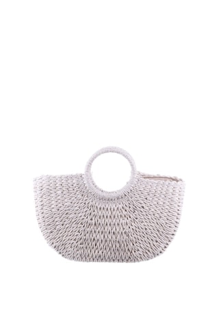 Borsa a mano in paglia Ensenada - Beige