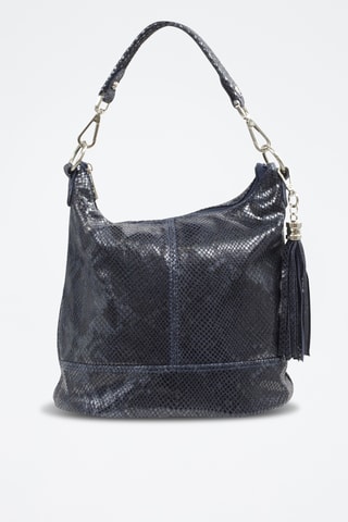 Borsa a mano in pelle Penelope - Blu