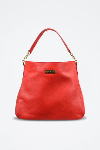 Bolso de piel Natacha - Rojo
