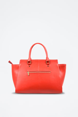 Bolso de piel Cynthia - Rojo