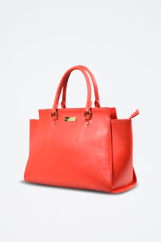 Bolso de piel Cynthia - Rojo