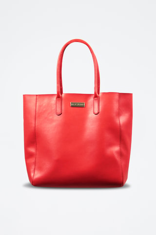 Bolso de piel Lou - Rojo