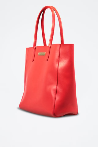 Bolso de piel Lou - Rojo
