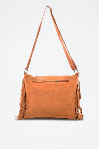 Bandolera de piel Madhia - Camel