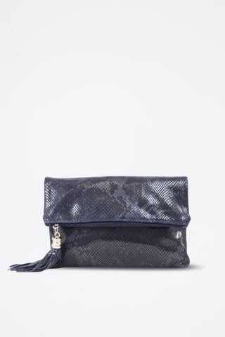 Bolso de nobuk Stacy - Azul