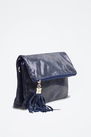 Bolso de nobuk Stacy - Azul
