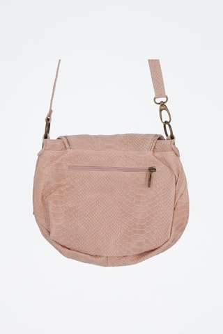Bolso de nobuk Maelie - Rosa claro