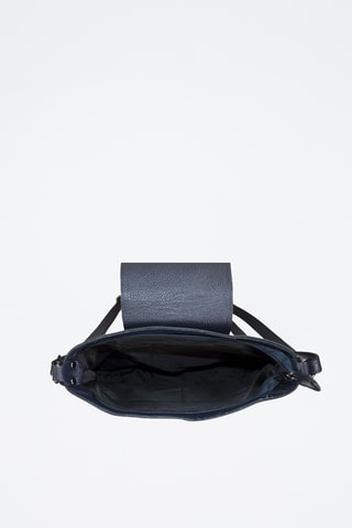 Bolso de piel Oriane - Azul