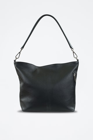 Bolso de piel Rinko - Negro