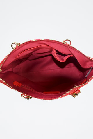 Bolso de piel Morganne - Rojo