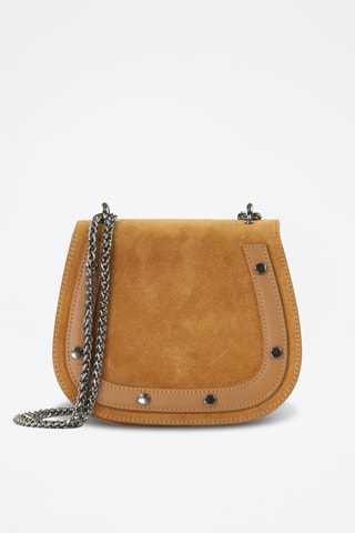 Bolso de piel Amparo - Marrón