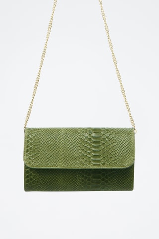 Bolso de mano de piel Aristote - Caqui