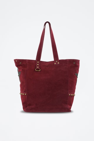 Bolso shopper de nobuk Kendall - Burdeos
