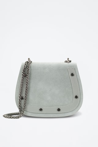 Bolso de piel Amparo - Gris